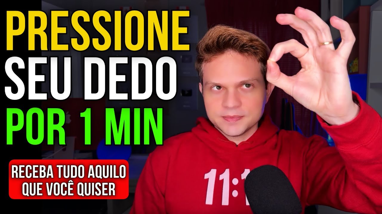 PARECE MÁGICA! PRESSIONE POR 1 MINUTO A PONTA DO DEDO E VEJA O QUE ACONTECE COM A LEI DA ATRAÇÃO