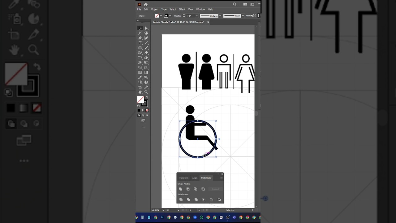 Toilet icon sign #trending #icondesign #shorts