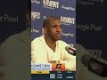 Chris Paul says the Suns didn’t expect to lose Game 7 #shorts