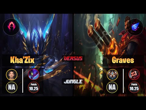Blaber KHA'ZIX (Jungle) [Dark Harvest] VS GRAVES - Challenger NA Patch 10.25