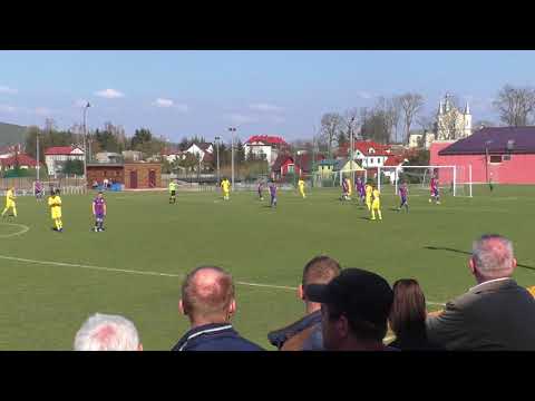 Skrót meczu Spartakus Aureus Daleszyce - Podhale Nowy Targ (08.04.2018)