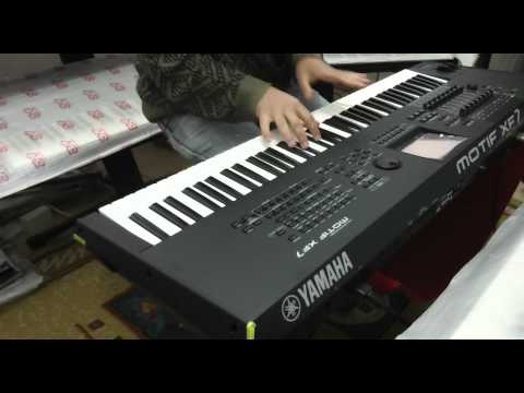 YAMAHA MOTIF XF7 DEMO NA CLASSIC KEYBOARDS