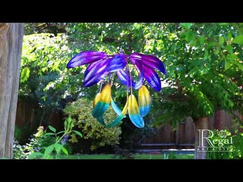 12615 Hanging Wind Spinner - Leaf