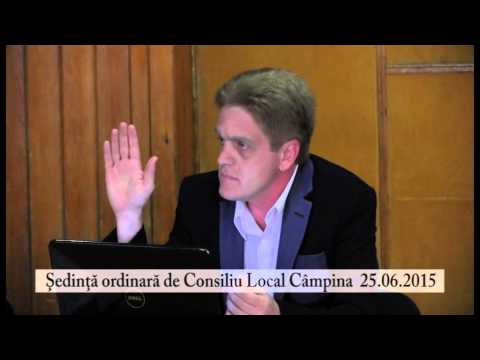 Sedinta Ordinara a Cosiliului Local Campina – 26 iunie 2015