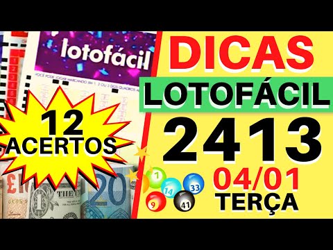 Lotofcil 2413,  Dicas e Anlises para Hoje Tera 04/01.
