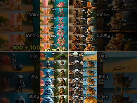 La Vaca Saturno Saturnita vs Camalita Frigalita vs Tralalerita vs Spijuniro Golubiro (0Kg - 1000Kg)