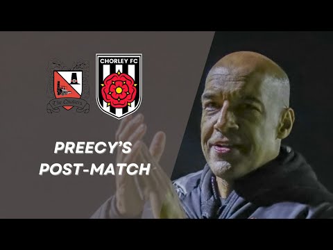 Preecy's post-match: Darlington 1-1 Chorley