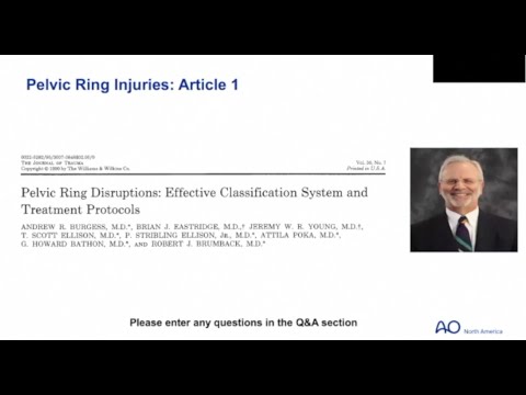 Pelvic Ring Disruptions: Effective Classification System and Treatment Protocols-Dr. Burgess