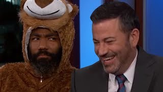 Donald Glover Doesn't Like Jimmy Kimmel