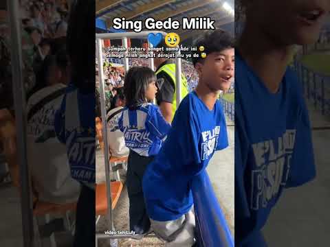 Diantara ribuan Bobotoh, ada Bobotoh ini, sing gede milik! #bobotoh #persib