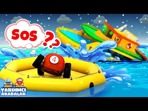 Yardımcı Arabalar - 🧊🚢 Gemi BUZDAĞINA çarptı! Çocuklar için çizgi film - YENİ BÖLÜM