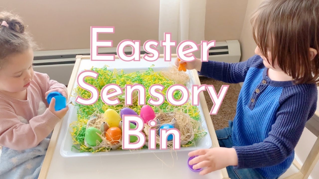 Easter Sensory Bin | Crafts With Bojken