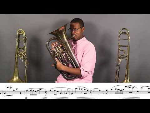 2020-2021 TMEA All State Euphonium Etude #2 (C Minor page 8 from Voxman Selected Studies)