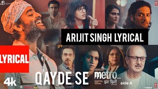 Download lagu Qayde Se (LYRICS) - Arijit Singh | Metro In Dino | Dil Jala Ke Muskurane mp3