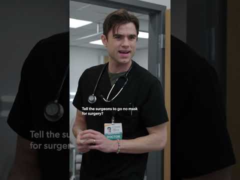 Clever doctor turns the mask debate back on a patient | The Pitt | BINGE