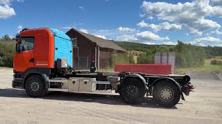 Scania Lastv&auml;xlare Scania R490 Hiab multilift 20 T hook lift truck | Image 4 - Autoline