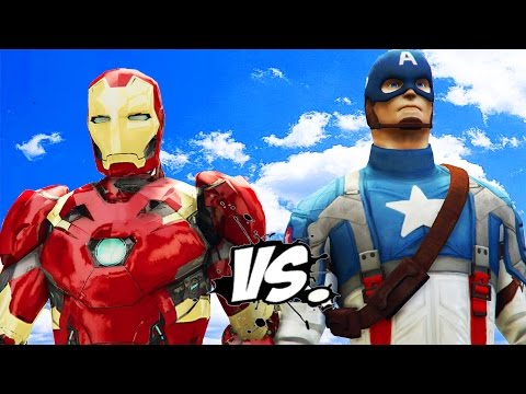 IRON MAN VS CAPTAIN AMERICA - EPIC SUPERHEROES BATTLE | DEATH FIGHT