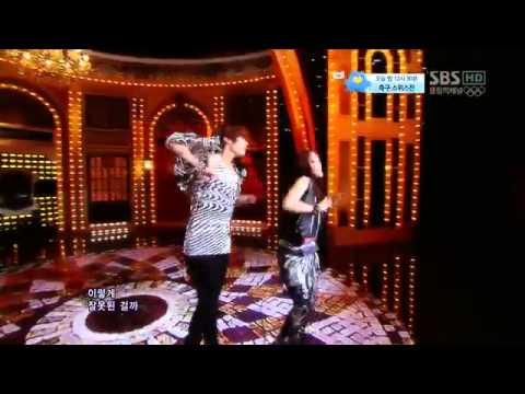 120729 Inkigayo   BoA   Only One ft Taemin   YouTube