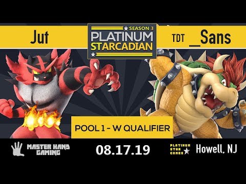 Platinum Starcadian S3 - Jut (Incineroar) vs. TDT | _Sans (Bowser) - Pool 1 - W Qualifier