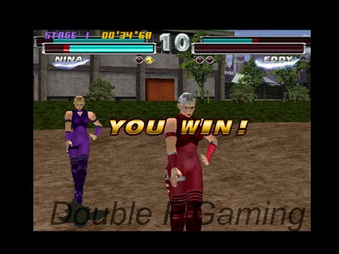Nina/Nina Best Move Gameplay - Tekken Tag Tournament