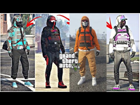 TOP 4 Easy GTA 5 Online RNG/Tryhard Outfits Using Clothing Glitches! (GTA 5 Clothing Glitches)