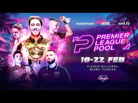 WATCH LIVE: 2026 Premier League Pool | Table Three | Day One