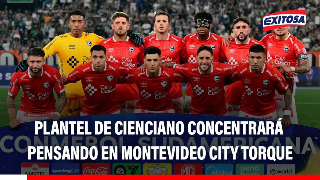🔴🔵 Plantel de Cienciano concentrará pensando en el partido ante Montevideo City Torque