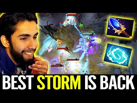 SumaiL [Storm Spirit] The Next Level Plays  !!! - Aghanim Best storm is Back Dota 2