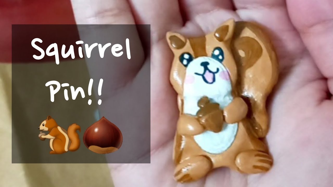 Make a Squirrel Pin with me! 🐿️✨