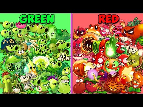 Team Green Vs Team Red - Who Will Win? ▌Plant And Zombie 2