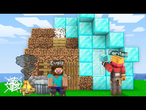 NEDEN EVSİZ ADAMIN EVİNİ YENİLEDİM? - Minecraft