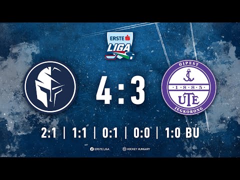 Gólösszefoglaló EL 55 - Titánok - UTE 4:3 20211014