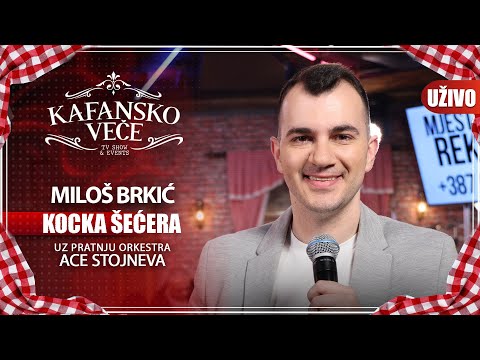 MILOS BRKIC - KOCKA SECERA | UZIVO | (ORK. ACE STOJNEVA) | 2023 | KAFANSKO VECE