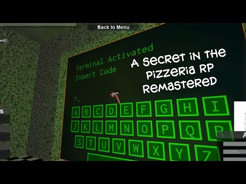 A Secret On The Pizzeria Rp Remastered Roblox Patched