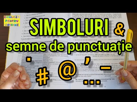 Lecţia # 274 – Simboluri & semne de punctuaţie – mai importante decât crezi ☝️😊