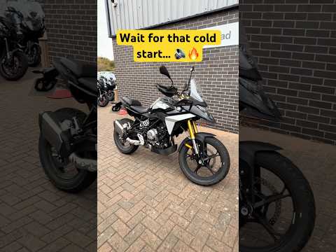 Thumbnail for 2026 BMW F450GS Cold Start. Impressive exhaust! #bmwmotorrad #f450gs #shorts #motorcycle #coldstart by BMW F450GS