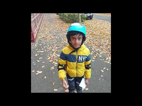 Skateboard-lesson-1, children skateboard lessons by RishiK ,Switzerland.