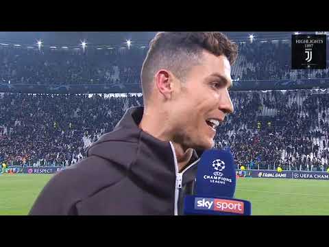 Cristiano Ronaldo intervista post Juventus Atletico Madrid 3-0