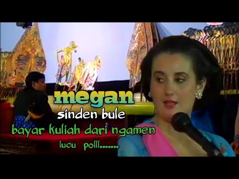 Megan sinden bule asal amerika. lucu banget.