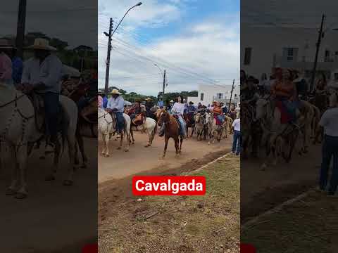 Cavalgada de abertura da festa agropecuária em Colorado do Oeste Rondônia.#viral #humor #agro #festa