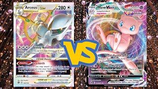 2022 Format Pokemon TCG Battle! Arceus VStar Vs Mew VMax!