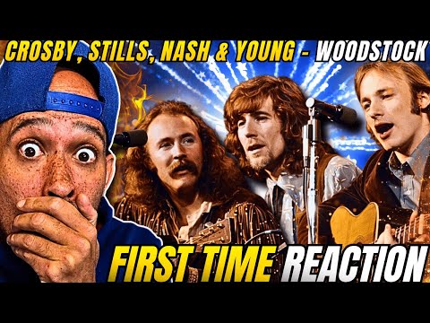Rapper FIRST time REACTION to Crosby, Stills, Nash & Young - WOODSTOCK! They went there....