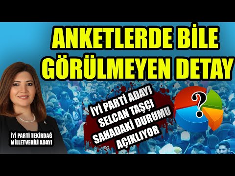 #CANLI #Anket'lerde Bile Görülmeyen Detay | İYİ Parti Adayı Selcan Taşçı Sahadaki Durumu anlatıyor