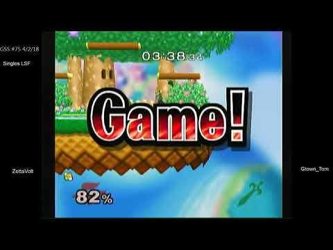 GSS 75 SSBM - ZettaVolt (Fox) vs. Gtown_Tom (Marth) - Melee LSF