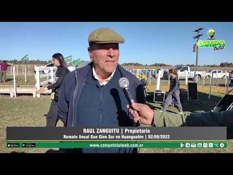 RAUL ZANGUITU | Propietario | Remate Anual Gue Glen Sur en Huanguelen | 02/09/2022