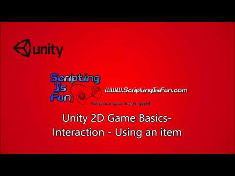 Unity 2D Game Basics - Using an Item From Inventory