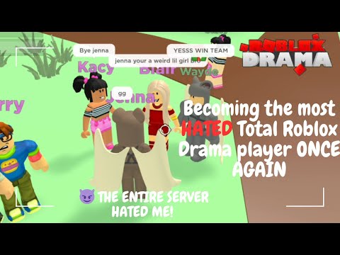 Becoming the most HATED Total Roblox Drama player ONCE AGAIN (HUGE DRAMA,FIGHTS, VILLAINOUS)