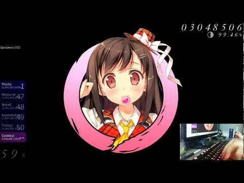 [Osu!] Cookiezi LivePlay : Raijin no Hidariude DT