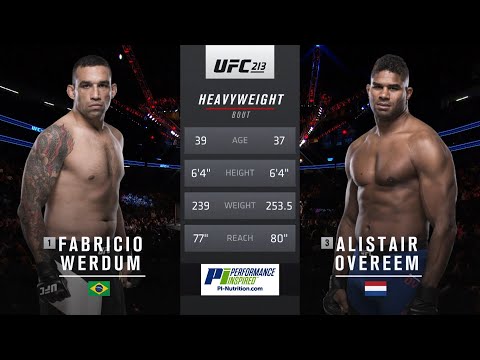 Fabricio Werdum vs Alistair Overeem Full Fight Full HD
