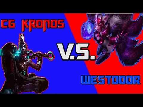 Casteando| 1vs 1| Ahri vs Ekko| X WestDoor x VS CG Kronos
